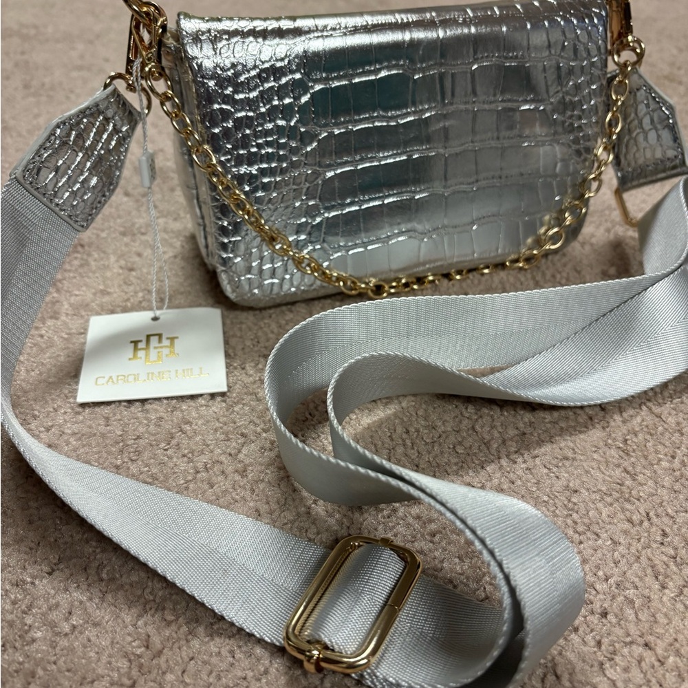 Caroline Hill Dakota Platinum Crossbody ntw - Picture 3 of 7